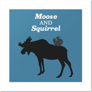 Supernatural Moose and Squirrel Posters and Art